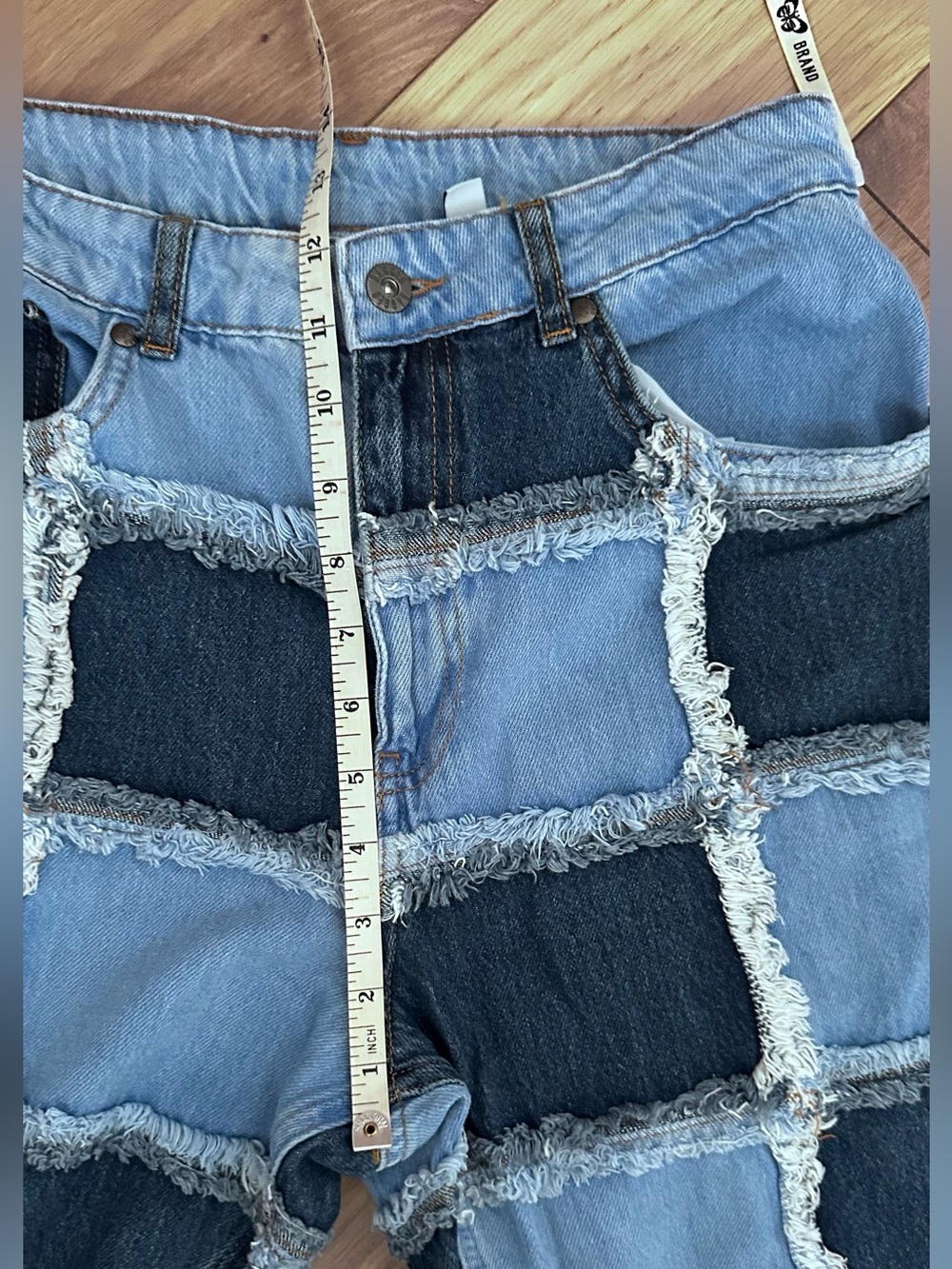 Patchwork Ragged jeans - Picture 4 of 16